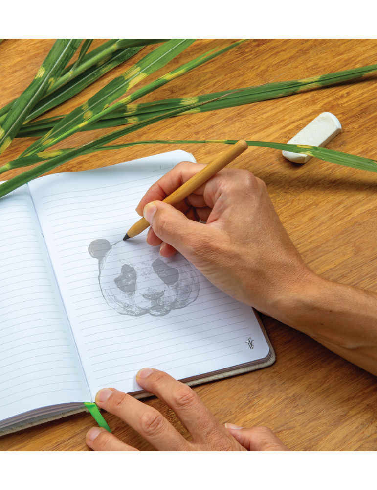 Crayon graphite longue écriture en bambou personnalisable