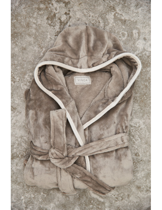 Peignoir à capuche Vinga Louis L/XL rPET GRS personnalisable