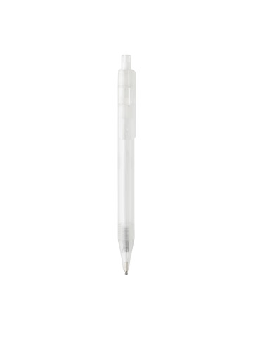Stylo X8 transparent en rPET GRS personnalisable 2