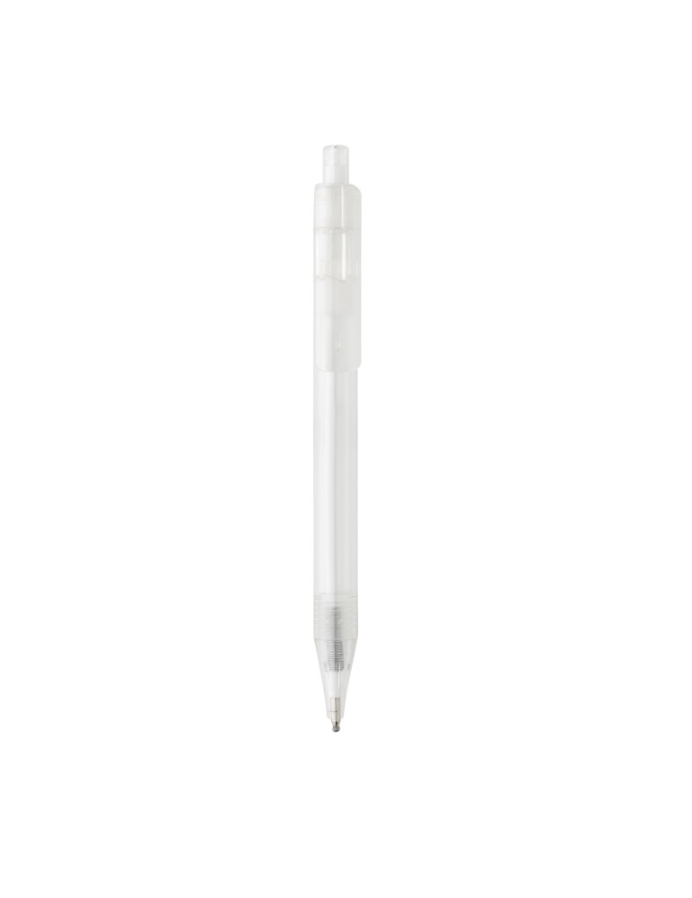 Stylo X8 transparent en rPET GRS personnalisable