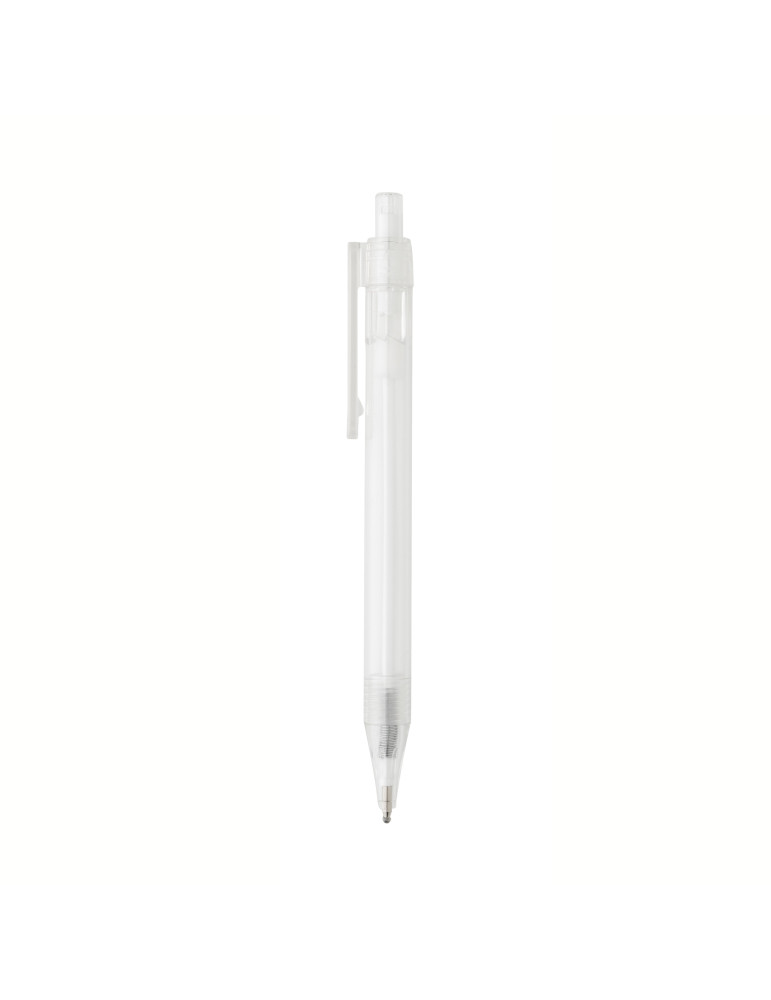 Stylo X8 transparent en rPET GRS personnalisable