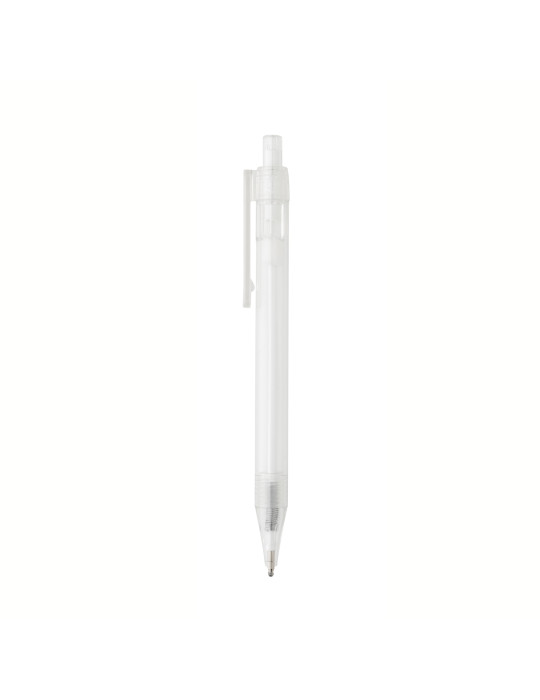 Stylo X8 transparent en rPET GRS personnalisable