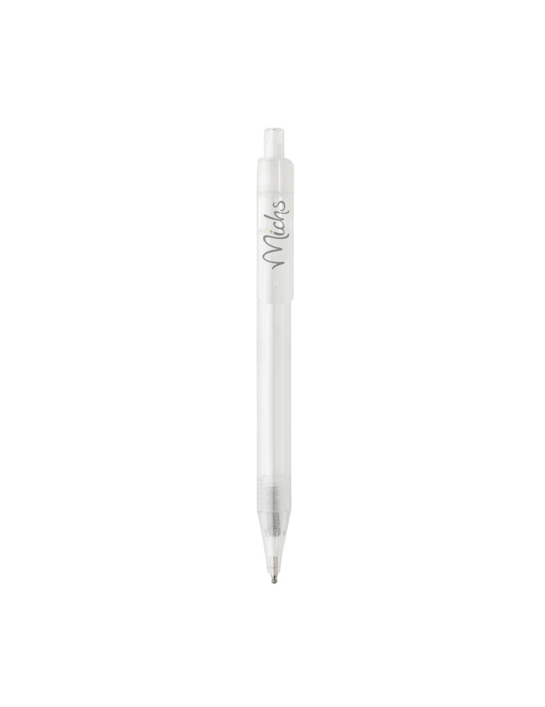 Stylo X8 transparent en rPET GRS personnalisable