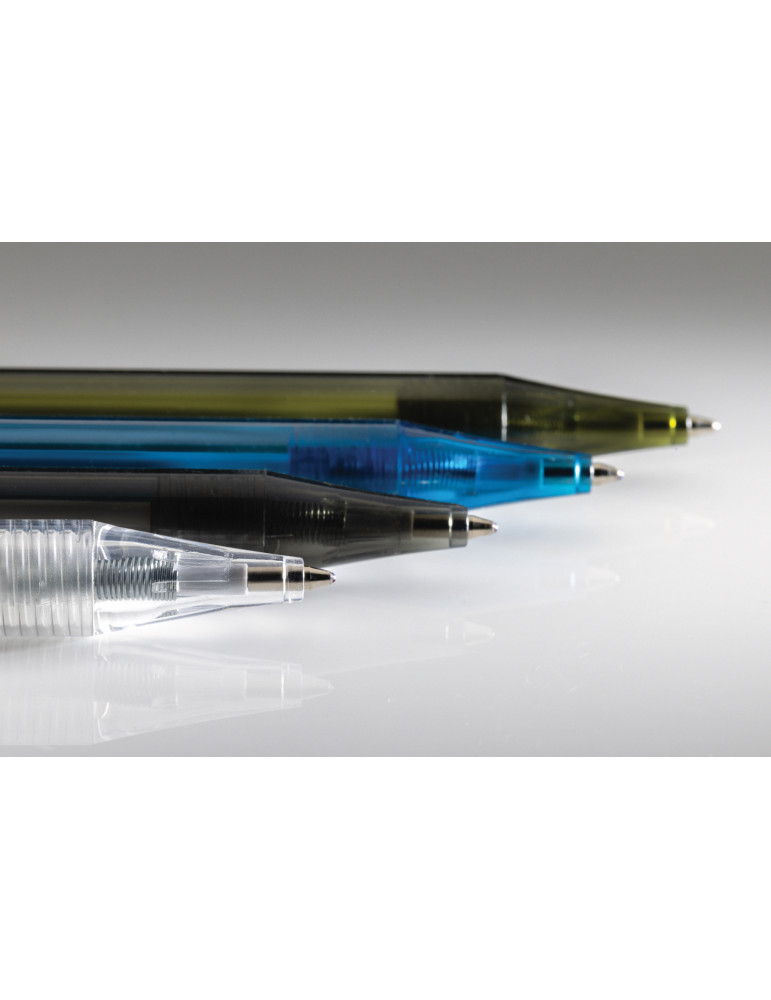 Stylo X8 transparent en rPET GRS personnalisable