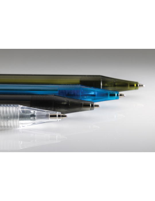 Stylo X8 transparent en rPET GRS personnalisable