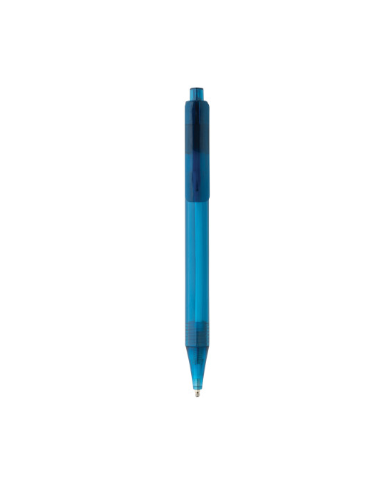 Stylo X8 transparent en rPET GRS personnalisable