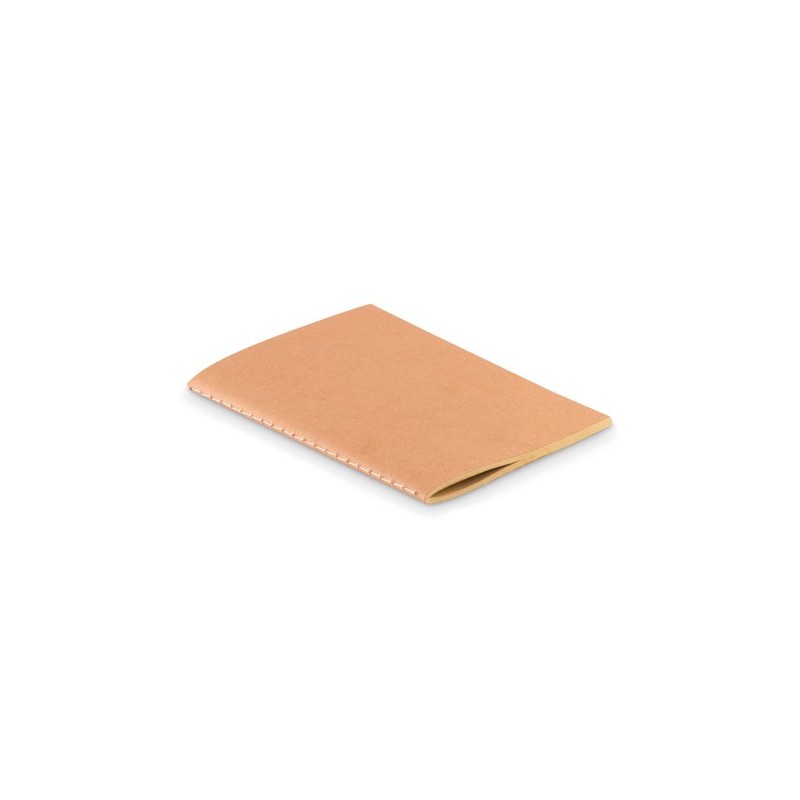 Carnet A6 Éco-responsable en Carton Personnalisé - MINI PAPER BOOK Matières : papier recyclé Couleurs : beige