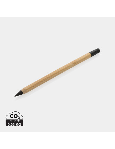 Crayon graphite en bambou avec gomme personnalisable