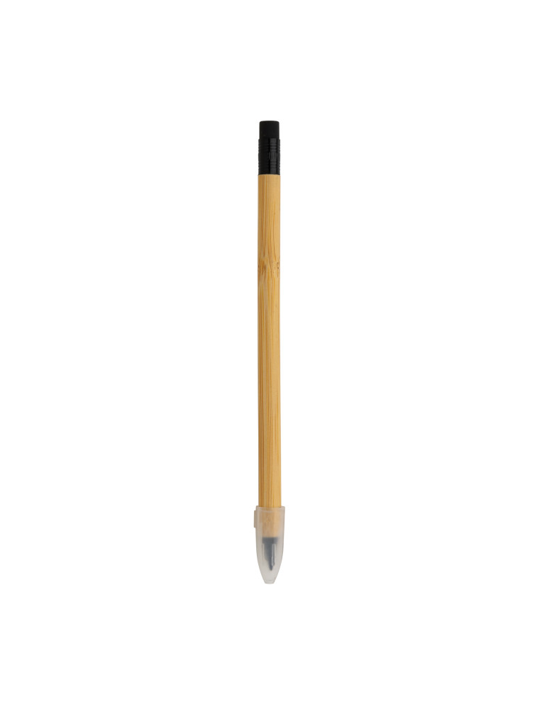 Crayon graphite en bambou avec gomme personnalisable