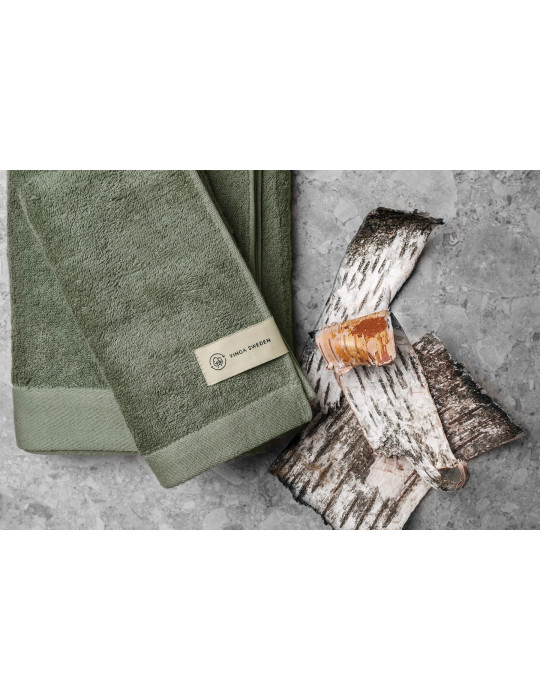 Carré serviette Vinga Birch 30 × 30 cm coton Lyocell personnalisable