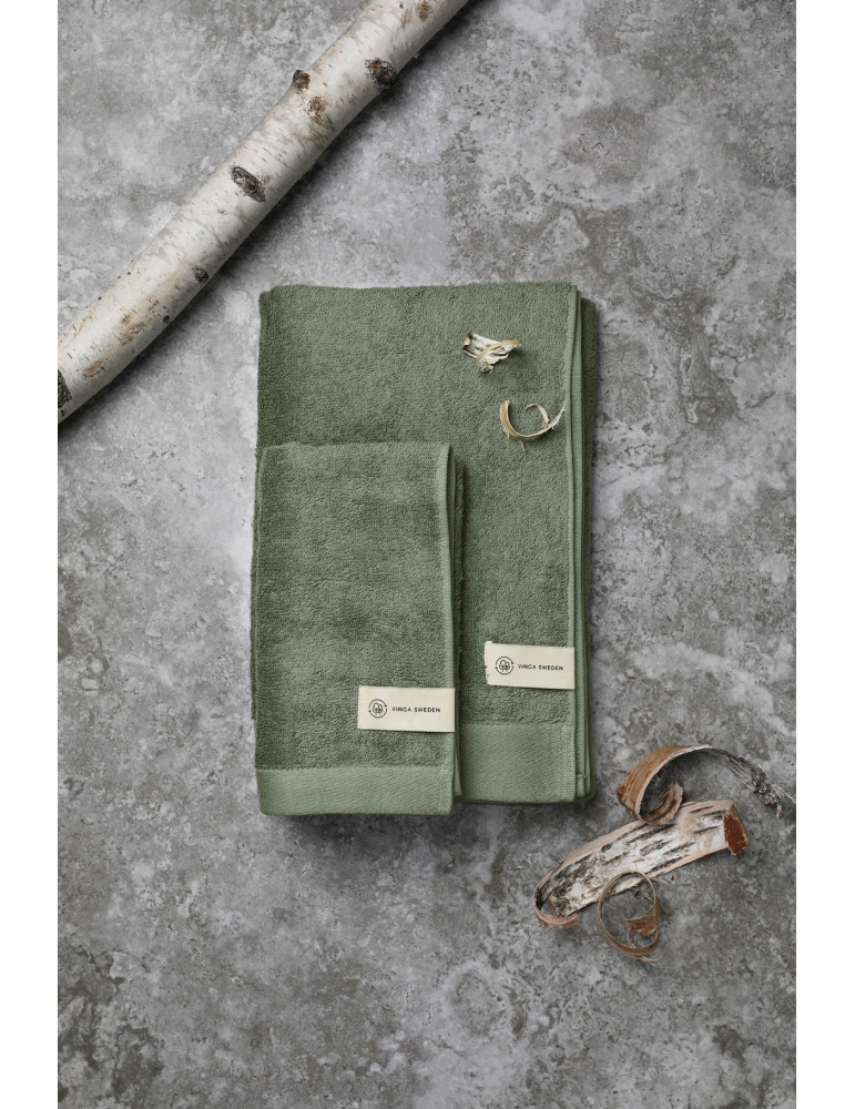 Carré serviette Vinga Birch 30 × 30 cm coton Lyocell personnalisable