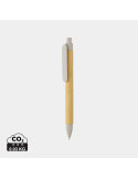 Stylo papier recyclé effet bambou personnalisable
