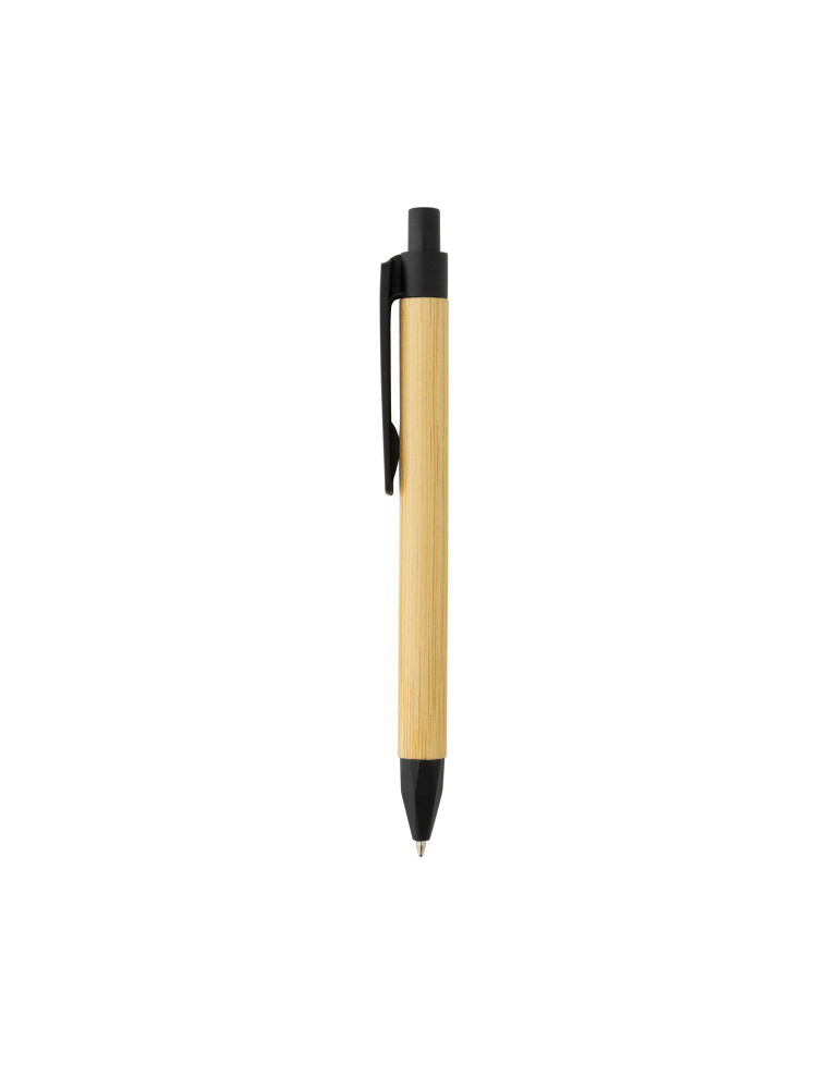 Stylo papier recyclé effet bambou personnalisable