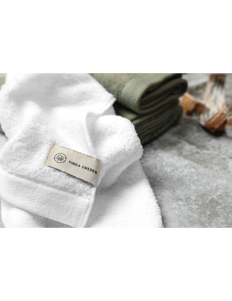 Grande serviette Vinga Birch 90 × 150 cm coton Lyocell personnalisable