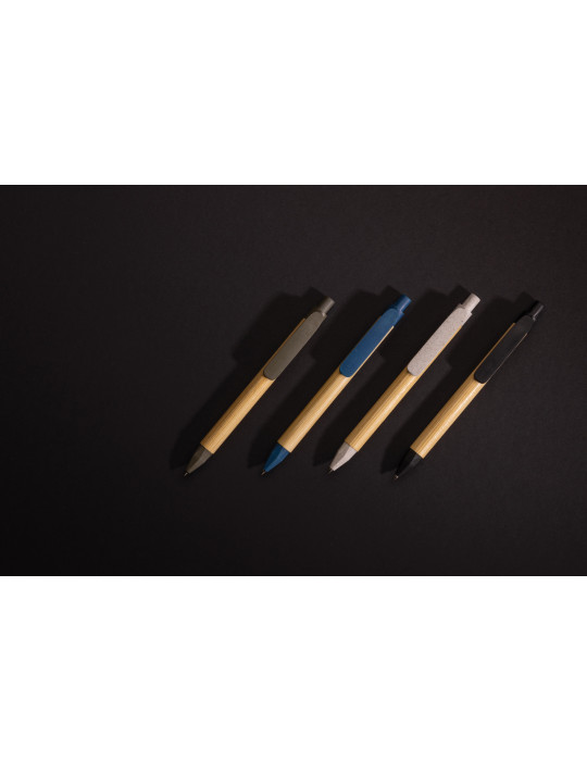 Stylo papier recyclé effet bambou personnalisable