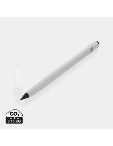 Crayon graphite aluminium avec gomme personnalisable