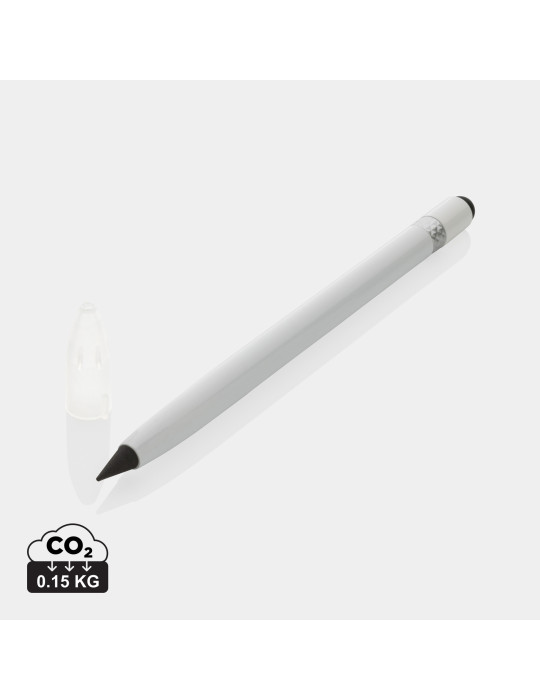 Crayon graphite aluminium avec gomme personnalisable
