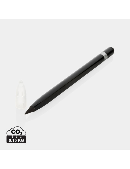 Crayon graphite aluminium avec gomme personnalisable
