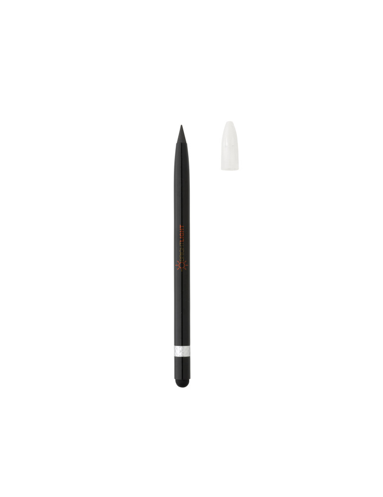 Crayon graphite aluminium avec gomme personnalisable
