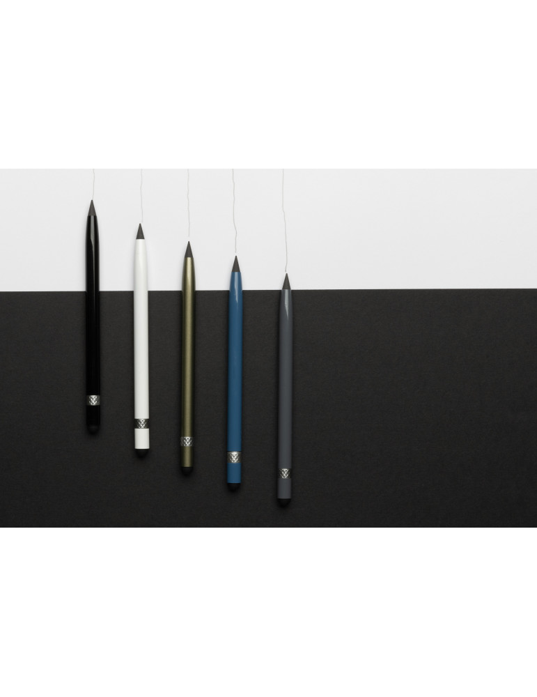 Crayon graphite aluminium avec gomme personnalisable