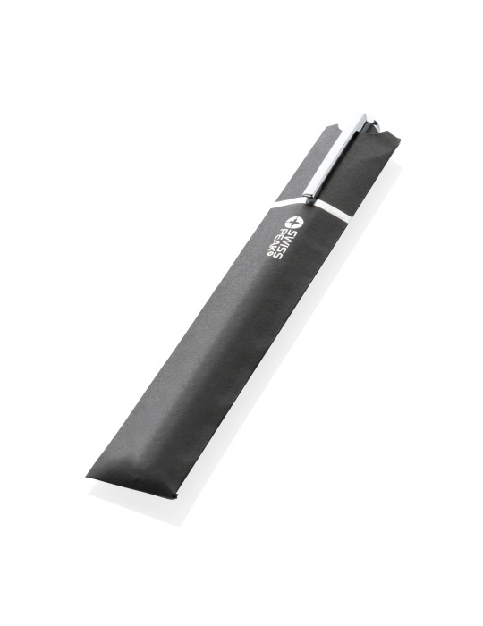 Stylo Swiss Peak Cedar en aluminium RCS personnalisable