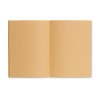 Carnet A6 Éco-responsable en Carton Personnalisé - MINI PAPER BOOK Matières : papier recyclé Couleurs : beige personnalisable av