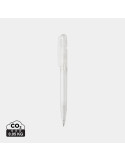 Stylo Devin transparent en ABS recyclé GRS personnalisable