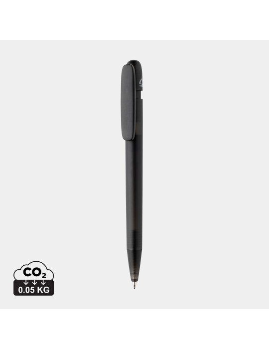 Stylo Devin transparent en ABS recyclé GRS personnalisable