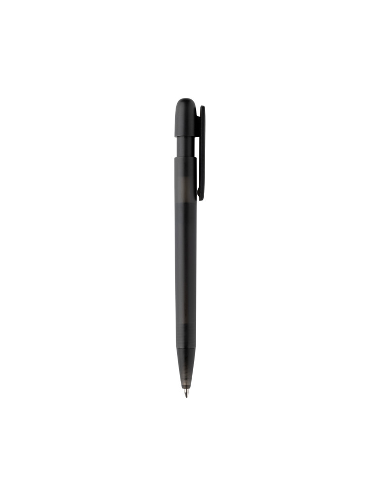 Stylo Devin transparent en ABS recyclé GRS personnalisable