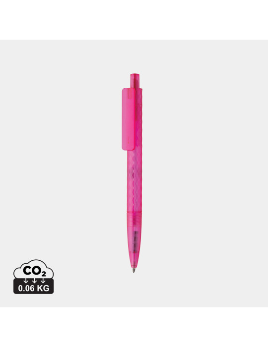 Stylo X3 givré en PC recyclé GRS personnalisable