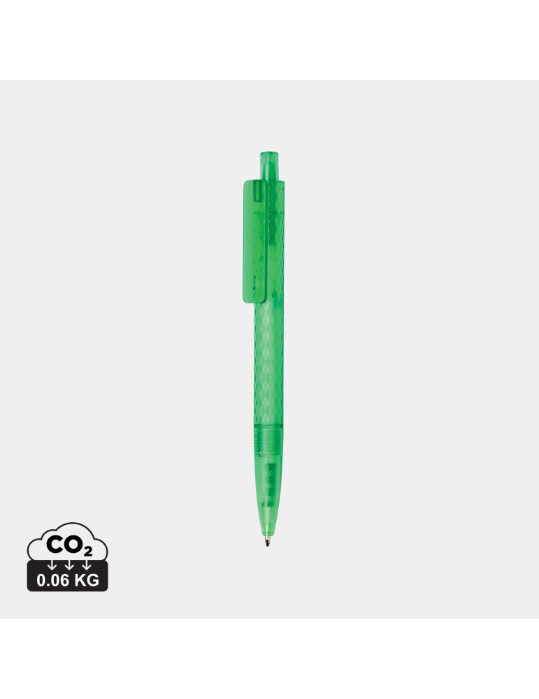 Stylo X3 givré en PC recyclé GRS personnalisable