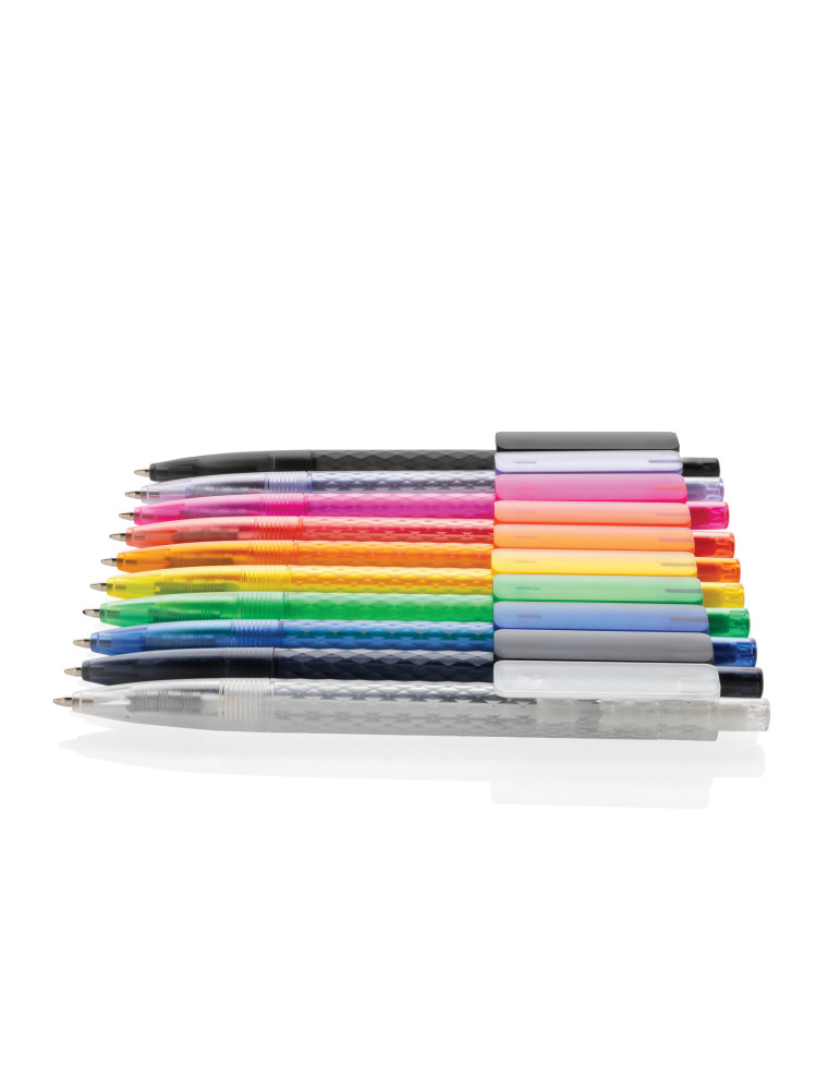 Stylo X3 givré en PC recyclé GRS personnalisable