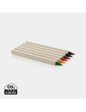 Set publicitaire de 6 crayons couleur Infinity Micki GRS
