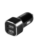 Chargeur voiture TABO double USB 2,4 A personnalisable – noir