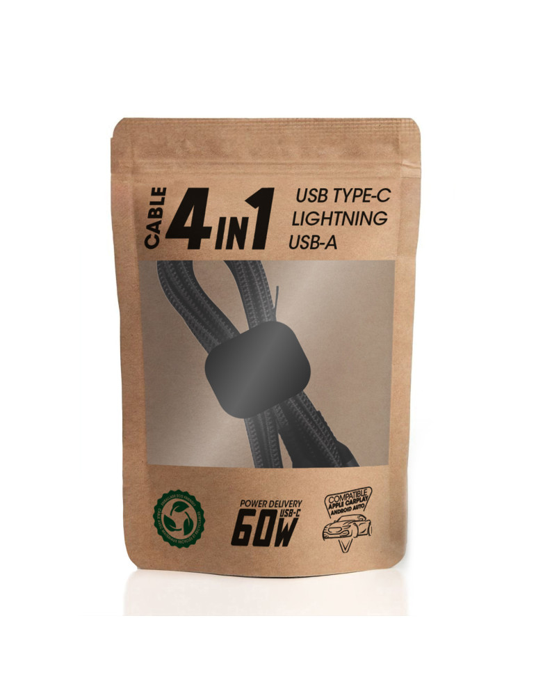 Câble Oki 4-en-1 60 W personnalisable