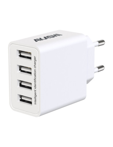 Chargeur secteur 4 ports USB 25 W personnalisable