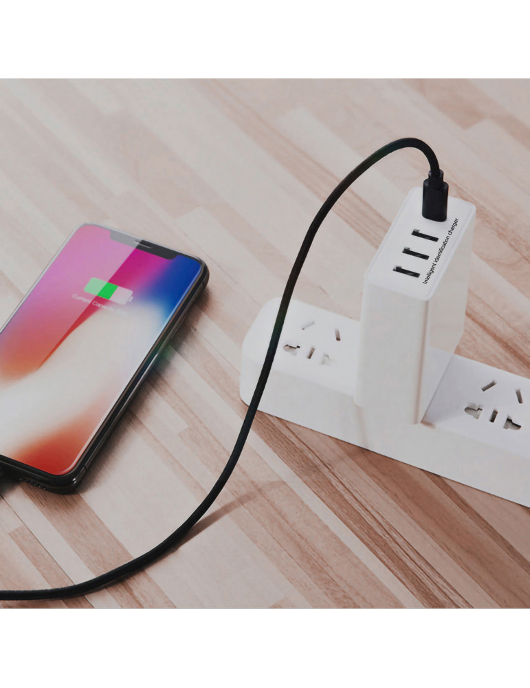 Chargeur secteur 4 ports USB 25 W personnalisable