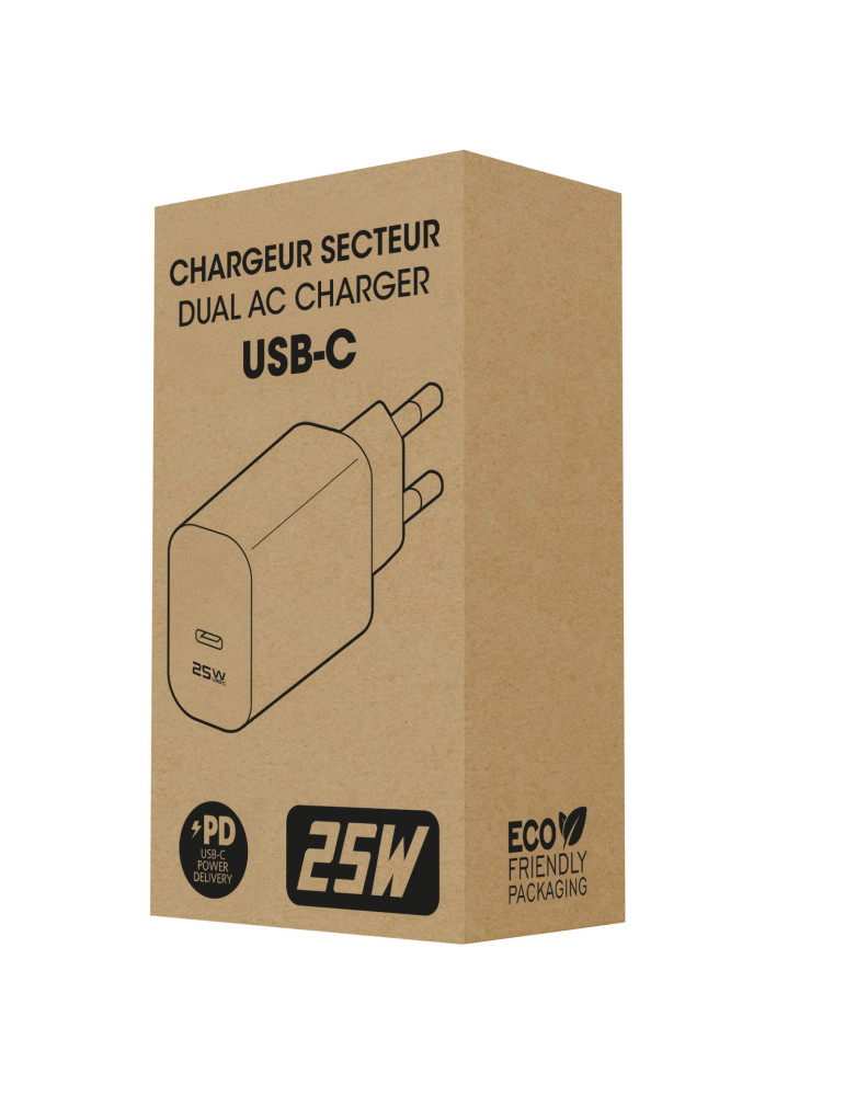 Chargeur USB-C 25 W Pika personnalisable