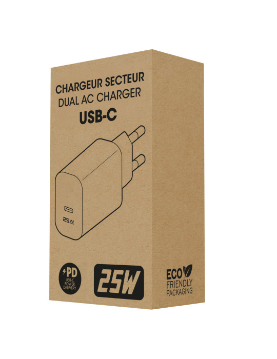 Chargeur USB-C 25 W Pika personnalisable