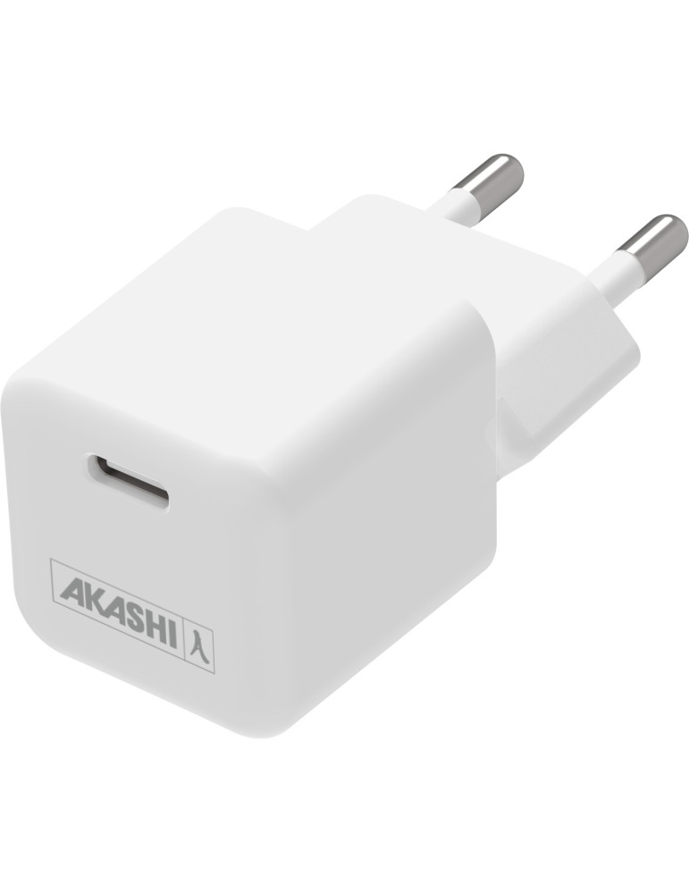 Chargeur USB-C 30 W SuperGaN Nano blanc personnalisé