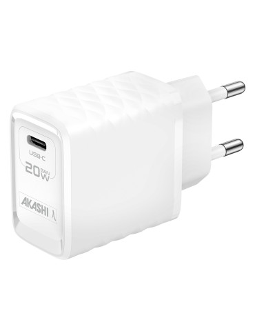 Chargeur USB-C GaN 20 W Shinchaku personnalisé – blanc