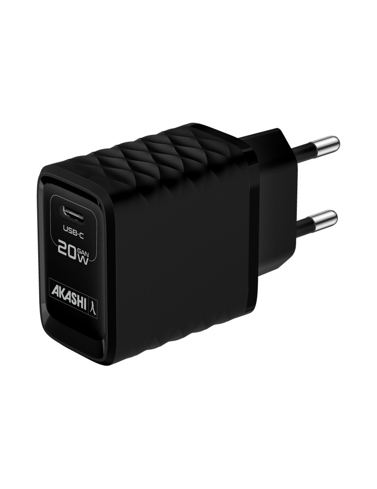 Chargeur secteur USB-C GaN 20 W Shinchaku noir