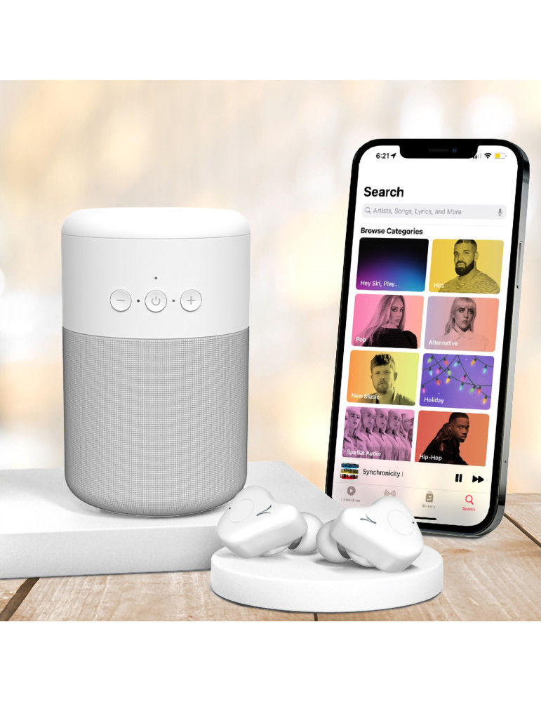 Combo audio Kanzen : enceinte 5 W et écouteurs Bluetooth