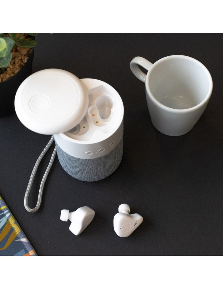 Combo audio Kanzen : enceinte 5 W et écouteurs Bluetooth