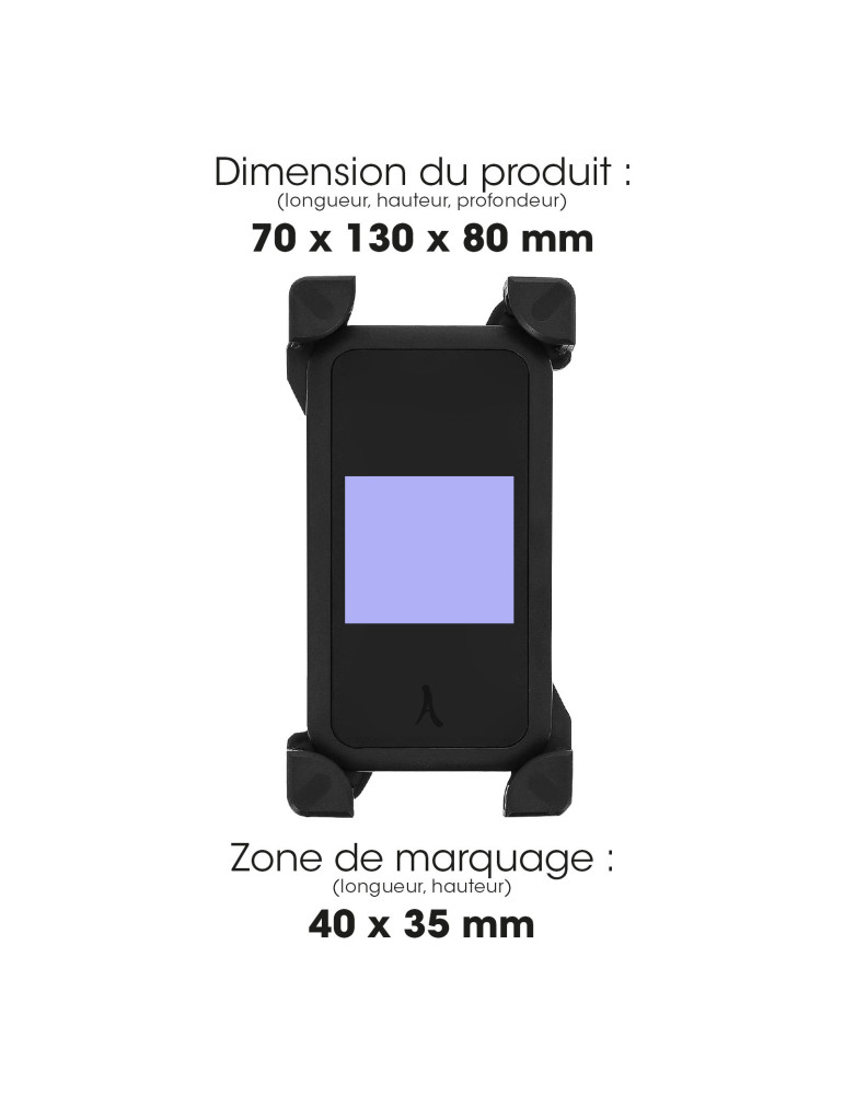 Support smartphone Jitensha orientable 360°