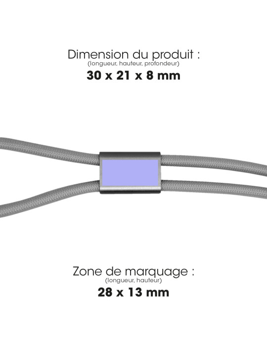Câble tour de cou Kyoso 3-en-1 100 W personnalisé