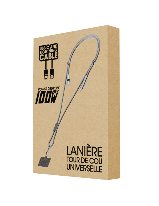 Câble tour de cou Kyoso 3-en-1 100 W personnalisé