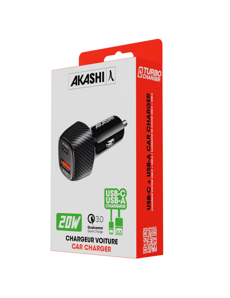 Chargeur allume-cigare Keku 20 W USB-C personnalisé