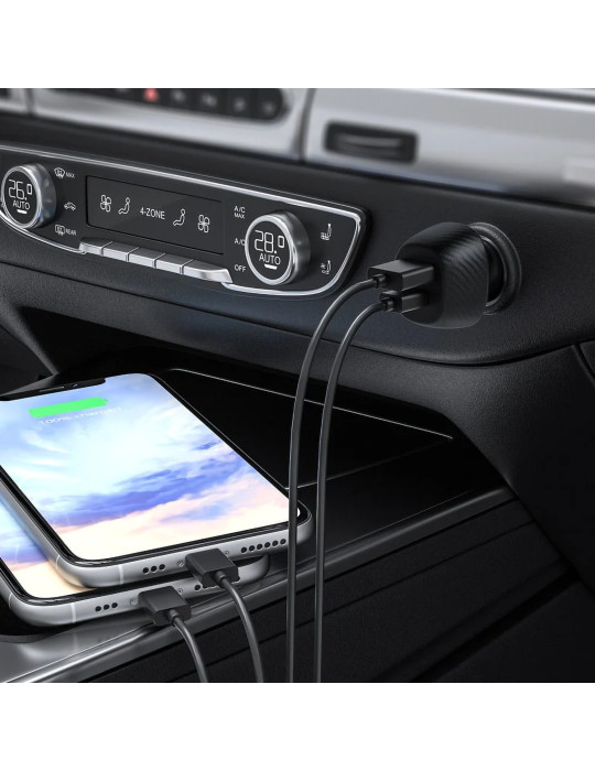 Chargeur allume-cigare Keku 20 W USB-C personnalisé
