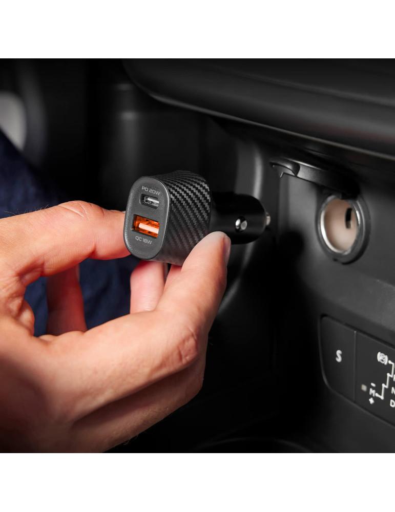 Chargeur allume-cigare Keku 20 W USB-C personnalisé